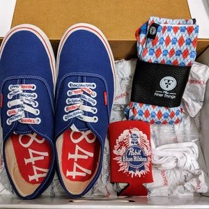 pabst blue ribbon vans shoes for sale